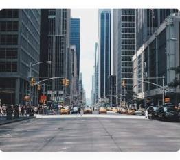 Avenida corporativa representando o segmento Middle Market